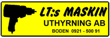 LT:s Maskinuthyrning